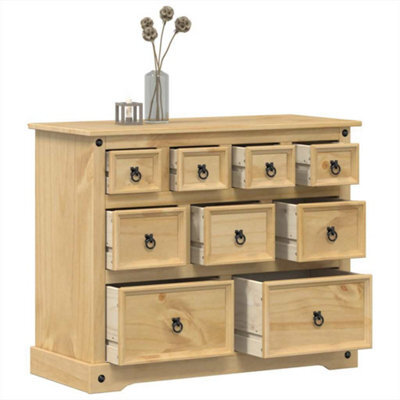 Berkfield Chest Of Drawers Corona 103X46X83 Cm Solid Wood Pine - image 1
