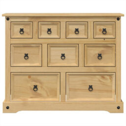 Berkfield Chest Of Drawers Corona 103X46X83 Cm Solid Wood Pine - thumbnail 4