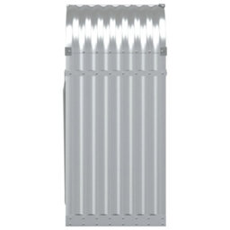 Walplus Log Holder Silver 40X45X100 Cm Galvanised Steel - thumbnail 5