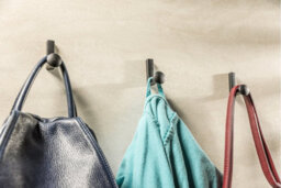 B2C Coat Hat Hooks Twin Robe Door Dress Bathroom Towel Bag Wall Hanger Black Matt Arco - thumbnail 6