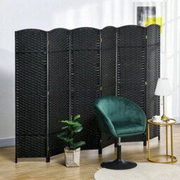 6 Panel Folding Room Divider, Privacy Screen - thumbnail 6