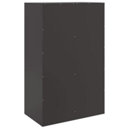 Berkfield Highboard Black 67X39X95 Cm Steel - thumbnail 9
