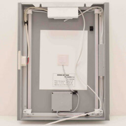 390 X 500mm Ip44 Led Bathroom Mirror With Demister And Shaver Socket - Adjustable White Light - thumbnail 5