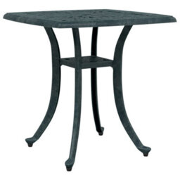Berkfield Garden Table Green 53X53X53 Cm Cast Aluminium - thumbnail 2