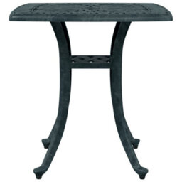 Berkfield Garden Table Green 53X53X53 Cm Cast Aluminium - thumbnail 6