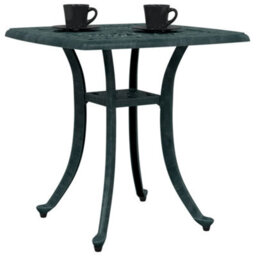 Berkfield Garden Table Green 53X53X53 Cm Cast Aluminium - thumbnail 4