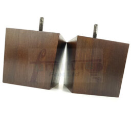 L&F 4X Solid Wooden Feet Replacement Furniture Legs 90mm Height Sofas Chairs Stools M10 Tsp2037 Antique Brown - thumbnail 6