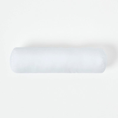"Homescapes Super Microfibre Bolster Cushion Pad Insert 30 X 9 Cm (12 X 3.5"") Hypoallergenic Synthetic Cushion Inner" - image 1