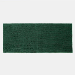 Ohs Chenille Noodle Non-Slip Soft Shower Bath Mat, 45 X 110Cm - Green - thumbnail 4