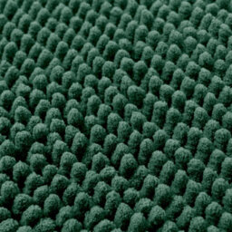 Ohs Chenille Noodle Non-Slip Soft Shower Bath Mat, 45 X 110Cm - Green - thumbnail 5