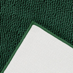 Ohs Chenille Noodle Non-Slip Soft Shower Bath Mat, 45 X 110Cm - Green - thumbnail 6