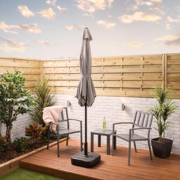 Alfresia Grey 2.7 Metre Garden Parasol - thumbnail 5
