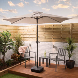 Alfresia Grey 2.7 Metre Garden Parasol - thumbnail 4