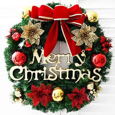 Handmade Christmas Wreath Decorative Door And Window Hanging - image 1