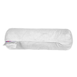 "Homescapes Duck Feather Bolster Cushion Pad  Inserts 40 X 15 Cm (16 X 6"") Inner, Filler With 100% Cotton Down Proof Cover"