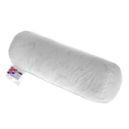 "Homescapes Duck Feather Bolster Cushion Pad  Inserts 40 X 15 Cm (16 X 6"") Inner, Filler With 100% Cotton Down Proof Cover" - thumbnail 2
