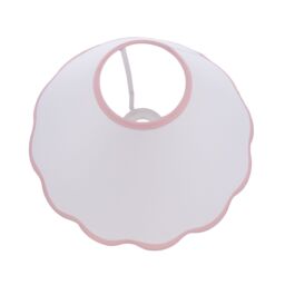 Laura Ashley Ivory & Pink Scalloped Edge Conical Lamp Shade (D)30Cm - thumbnail 4