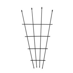 Garden Gear 1.2 Metre Fan Pot Trellis, Plastic Coated Steel Outdoor Decorative Plant Support, Weather Resistant (1) - thumbnail 4