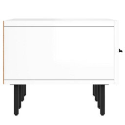 Berkfield Tv Cabinet High Gloss White 150X36X30 Cm Engineered Wood - thumbnail 7