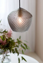 Nordlux Orbiform Glass Pendant Light Retro Brass,mains - thumbnail 5
