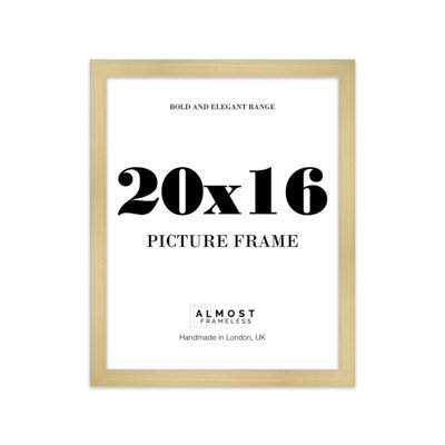 "10X10"" Yellow Picture Frame - 10X10"" Square Frame With 6X6"" Mount For 10X10""/6X6"" Pictures Moderrn Style Thin Edge, 1 Pack" - image 1
