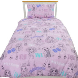 Rainbow High Shadow High Dolls Reversible Duvet Set Pink/multicoloured (Single) - thumbnail 5