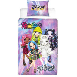 Rainbow High Shadow High Dolls Reversible Duvet Set Pink/multicoloured (Single) - thumbnail 2