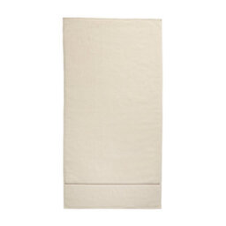 Bianca Fine Linens Zero Twist Satin Stitch Cotton 100X150Cm Bath Sheet Cream - thumbnail 5