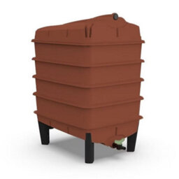 Original Wormery Tiger Wormery 4 Tray Vermicomposting System - Terracotta, Includes Lime Mix, Coir Block & Fine Mesh, 4-Tray Kit - thumbnail 2