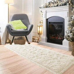 Ameha Cream Shaggy Area Rugs For Hallway Runner Anti-Slip Soft Fluffy Thick Pile Rug Non-Shedding, 60 X 220 Cm - thumbnail 4