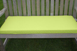 Garden Market Place Garden Furniture Cushion- Cushion For 2 Seater Garden Bench In Lime Green - thumbnail 1