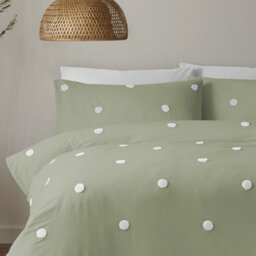 Appletree Dot Garden 100% Cotton Embellished Duvet Cover Set - thumbnail 2