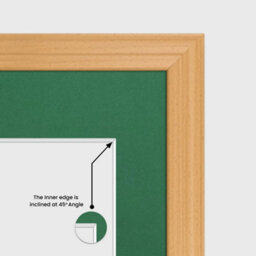 AK Frames 12X12 Country Pine Classic Multi Photo Frame With Emerald Mount - Holds 4 Apertures (4X) 6X4 Photos - thumbnail 7