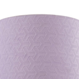 Happy Homewares Modern Lilac Velvet Fabric Drum Lampshade With Inner Cotton Lining - thumbnail 4
