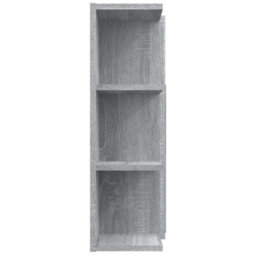 Walplus Bathroom Mirror Cabinet Grey Sonoma 80X20.5X64Cm Engineered Wood - thumbnail 7