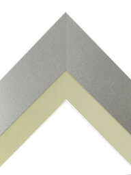 Frames By Post Metro Light Grey Frame With Light Grey Mount For Image Size 14 X 8 Inch - thumbnail 3