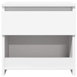 Berkfield Elegant Bedside Cabinets 2 Pcs White 40X30X39 Cm Engineered Wood - thumbnail 4