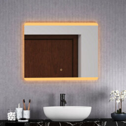 Royal Bathrooms Kyoto 800 X 600mm Rectangular Led Illuminated Bathroom Mirror - Anti-Fog - thumbnail 8
