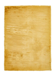 Yellow Plain Shaggy Handmade Luxurious Living Room Bedroom & Dining Room Rug-80Cm X 150Cm - thumbnail 7