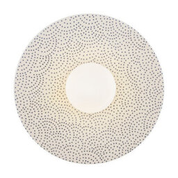 Luminosa Lighting Luminosa Boll Handmade 30Cm Wall Lamp Cream, Deep Cobalt Blue Dots G9, Ip44 - thumbnail 3