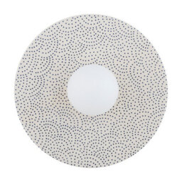 Luminosa Lighting Luminosa Boll Handmade 30Cm Wall Lamp Cream, Deep Cobalt Blue Dots G9, Ip44 - thumbnail 4