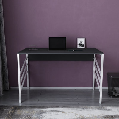 Decorotika Josephine Study Desk Writing Desk White Anthracite - image 1