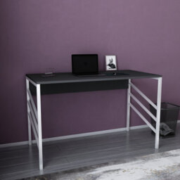 Decorotika Josephine Study Desk Writing Desk White Anthracite - thumbnail 2