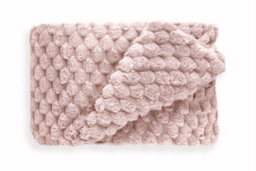 Emma Barclay Lush Luxurious Faux Rabbit Fur Throw For Sofa Blanket Blush 127X152Cm - thumbnail 7