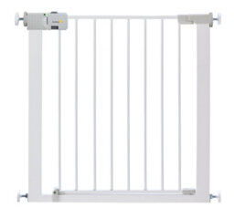 Safety 1St Pressure Fit Securtech Simply Close Gate 73 - 80Cm Metal, White - thumbnail 1