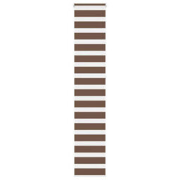 Berkfield Zebra Blind Brown 40X230 Cm Fabric Width 35.9 Cm Polyester - thumbnail 1
