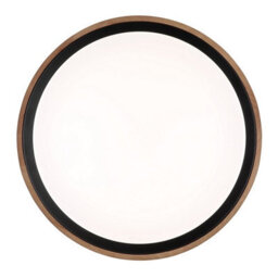 Luminosa Lighting Luminosa Bruno 36Cm Integrated Led Semi Flush Ceiling Light Matt Black Led 3000-6000K - thumbnail 3