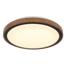 Luminosa Lighting Luminosa Bruno 36Cm Integrated Led Semi Flush Ceiling Light Matt Black Led 3000-6000K - thumbnail 5