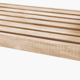 Pacific Lifestyle Brown Teak 3 Seater Acacia Wood Garden Bench - thumbnail 9