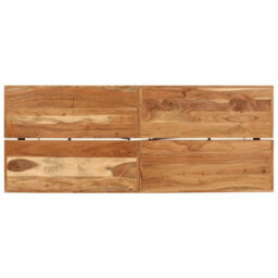 Vidaxl Bar Table 180X70X107 Cm Solid Wood Acacia And Iron - thumbnail 4